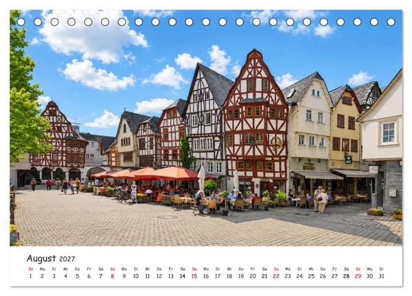 Produktbild: Runkel - Idylle an der Lahn (Tischkalender 2027 DIN A5 quer), CALVENDO Monatskalender