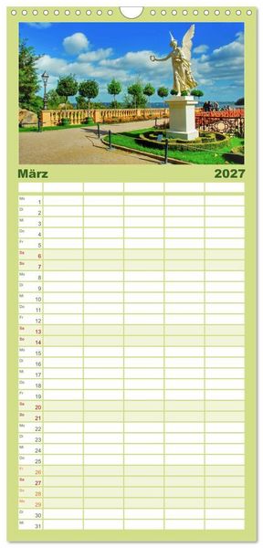 Produktbild: Familienplaner 2027 - Schwerin - Welterbe mit 5 Spalten (Wandkalender, 21 x 45 cm) CALVENDO