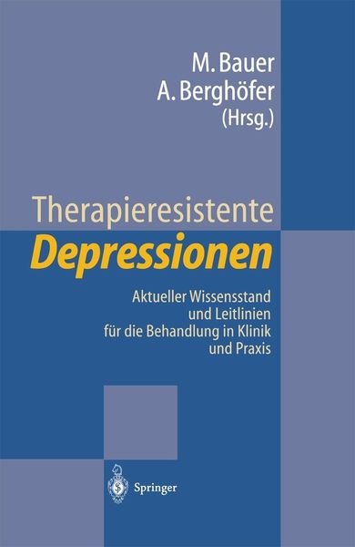 Produktbild: Therapieresistente Depressionen