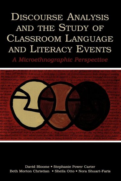 Produktbild: Discourse Analysis and the Study of Classroom Language and Literacy Events