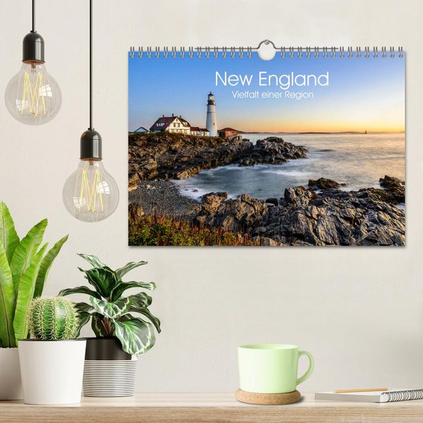 Produktbild: New England - Vielfalt einer Region (Wandkalender 2026 DIN A4 quer), CALVENDO Monatskalender