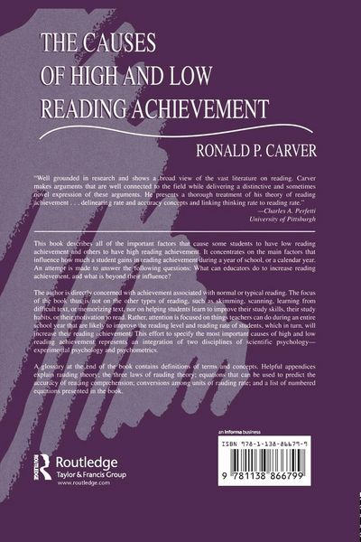 Produktbild: The Causes of High and Low Reading Achievement