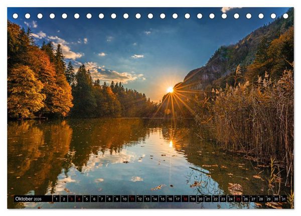 Produktbild: Tiroler Bergseen (Tischkalender 2026 DIN A5 quer), CALVENDO Monatskalender