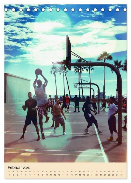 Produktbild: Basketball Fun (Tischkalender 2026 DIN A5 hoch), CALVENDO Monatskalender