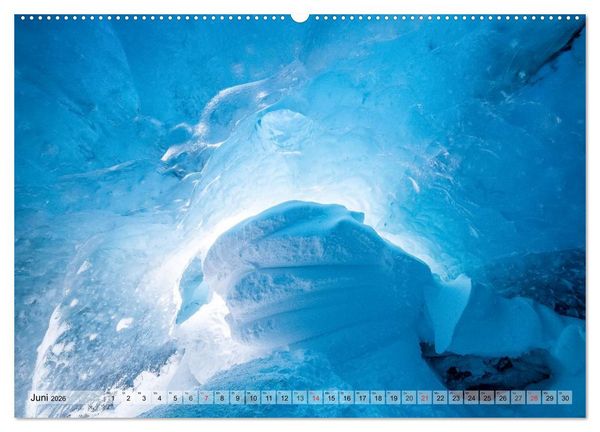 Produktbild: Island im Winter (hochwertiger Premium Wandkalender 2026 DIN A2 quer), Kunstdruck in Hochglanz