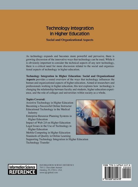 Produktbild: Technology Integration in Higher Education