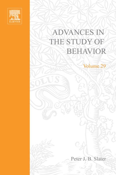 Produktbild: Advances in the Study of Behavior