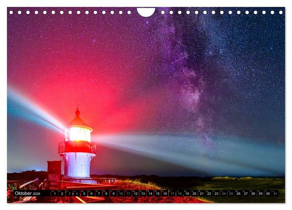 Produktbild: Einzigartige Strandansichten auf Amrum (Wandkalender 2026 DIN A4 quer), CALVENDO Monatskalender