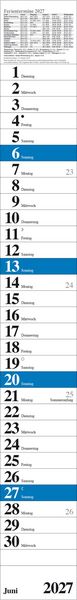 Produktbild: Streifenplaner Praktika Blau 2027
