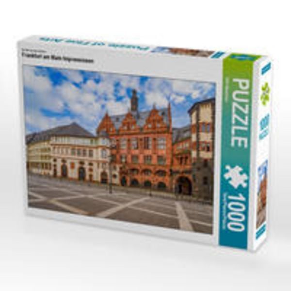 CALVENDO Puzzle Ein Motiv aus dem Kalender Frankfurt am Main Impressionen | 1000 Teile Lege-Größe 64x48cm Foto-Puzzle für glückliche Stunden
