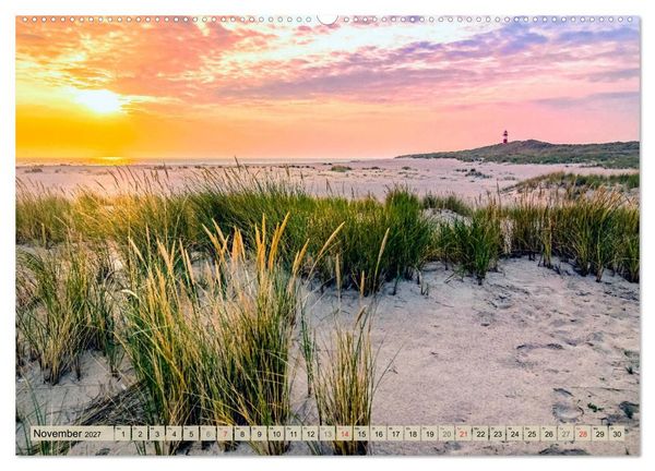 Produktbild: STRANDLUST Nordseeinsel Sylt (Wandkalender 2027 DIN A2 quer), CALVENDO Monatskalender