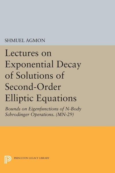 Produktbild: Lectures on Exponential Decay of Solutions of Second-Order Elliptic Equations