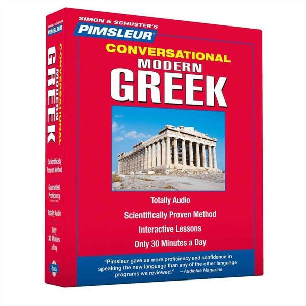 Produktbild: Pimsleur Greek (Modern) Conversational Course - Level 1 Lessons 1-16 CD: Learn to Speak and Understand Modern Greek with Pimsleur Language Programs