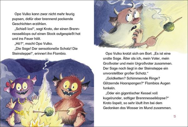 Produktbild: Die Vulkanos br&uuml;ten was aus! / Vulkanos Band 4