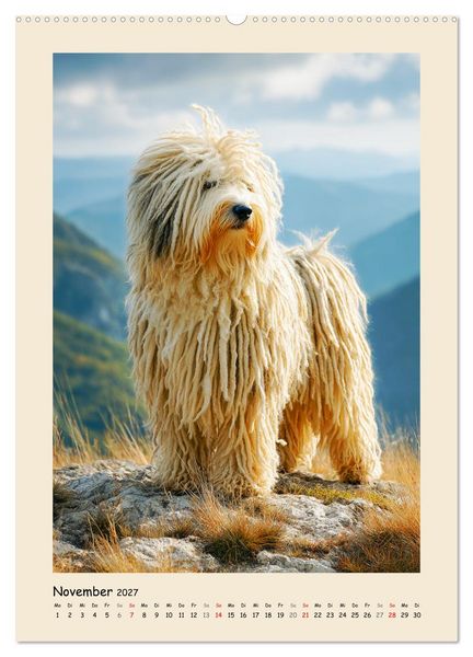 Produktbild: Dreadlocks auf Pfoten. Ungarische Hirtenhunde im Zottelfell (Wandkalender 2027 DIN A2 hoch), CALVENDO Monatskalender
