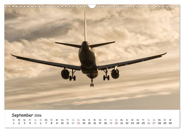 Produktbild: Airliners in Frankfurt (Wandkalender 2026 DIN A3 quer), CALVENDO Monatskalender