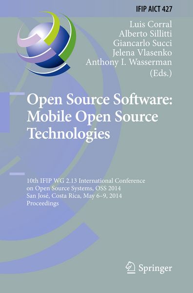 Produktbild: Open Source Software: Mobile Open Source Technologies