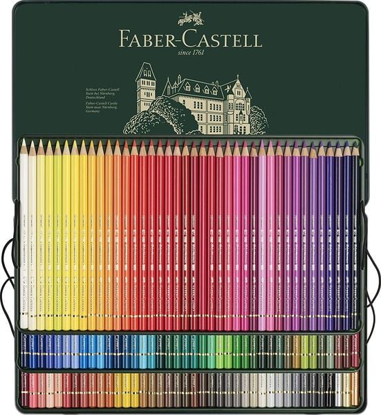 Produktbild: Faber-Castell K&uuml;nstlerfarbstifte Polychromos, 120er Set Metalletui