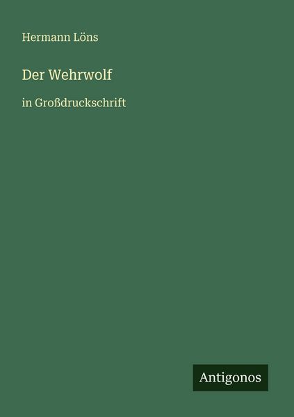Produktbild: Der Wehrwolf