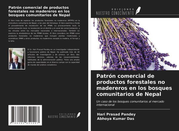 Produktbild: Patr&oacute;n comercial de productos forestales no madereros en los bosques comunitarios de Nepal