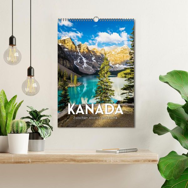 'Kanada Zwischen Atlantik und Pazifik. (Wandkalender 2024 DIN A3 hoch