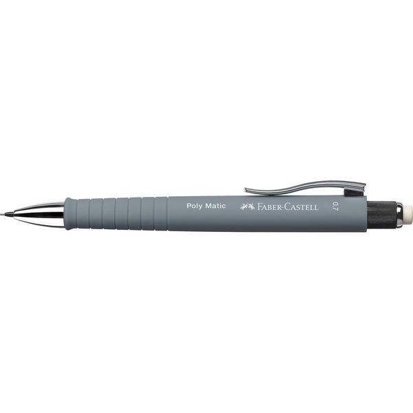 Produktbild: FABER-CASTELL Druckbleistift Poly Matic 0,7mm grau