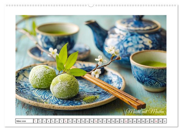 Produktbild: Genussmomente. Streifzug durch die japanische K&uuml;che (Wandkalender 2026 DIN A2 quer), CALVENDO Monatskalender
