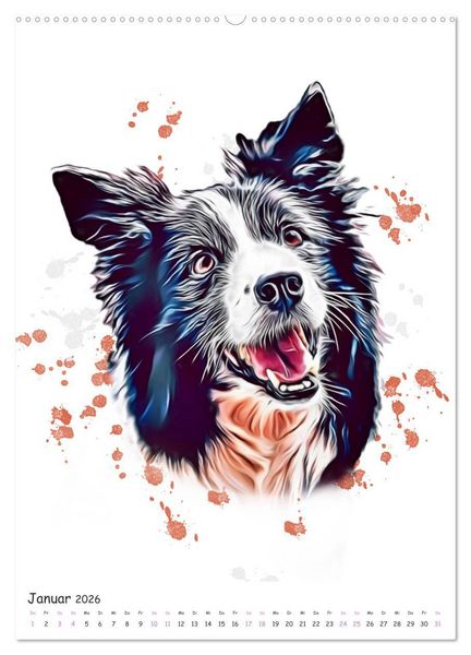 Produktbild: S&uuml;&szlig;e Hunde (Wandkalender 2026 DIN A2 hoch), CALVENDO Monatskalender