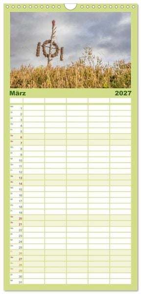 Produktbild: Familienplaner 2027 - Der Harz - eine geheimnisvolle Welt mit 5 Spalten (Wandkalender, 21 x 45 cm) CALVENDO