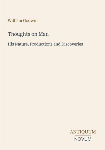Produktbild: Thoughts on Man