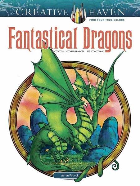 Produktbild: Creative Haven Fantastical Dragons Coloring Book