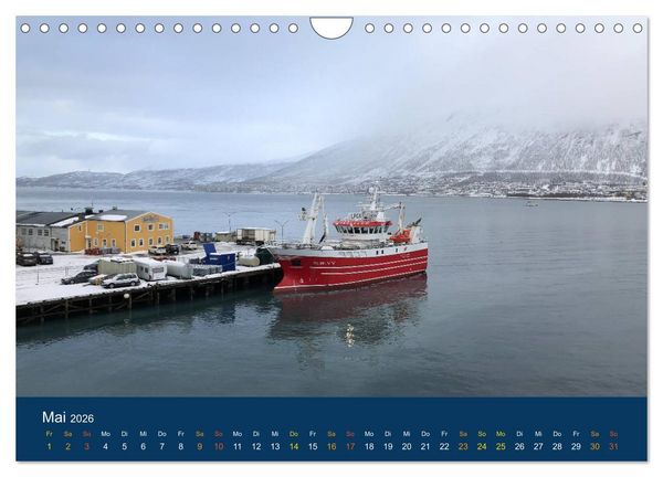 Produktbild: Troms&ouml;, eisiges Nord-Norwegen (Wandkalender 2026 DIN A4 quer), CALVENDO Monatskalender