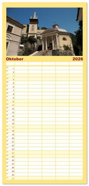 Produktbild: Familienplaner 2026 - Streifz&uuml;ge durch das Banat mit 5 Spalten (Wandkalender, 21 x 45 cm) CALVENDO