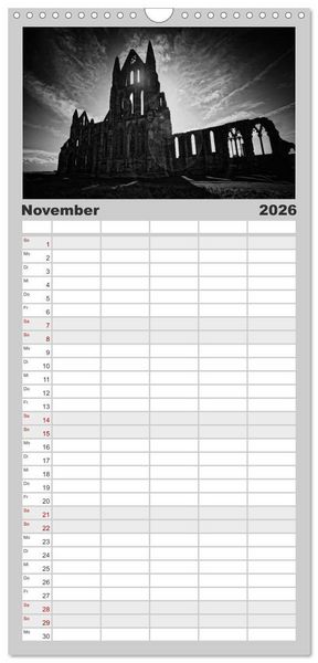 Produktbild: Familienplaner 2026 - Gothic Fantasy mit 5 Spalten (Wandkalender, 21 x 45 cm) CALVENDO