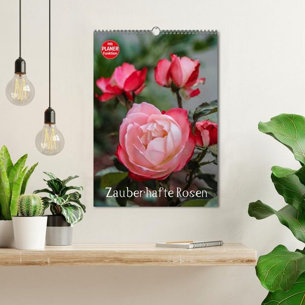Produktbild: Zauberhafte Rosen (Wandkalender 2026 DIN A3 hoch), CALVENDO Monatskalender