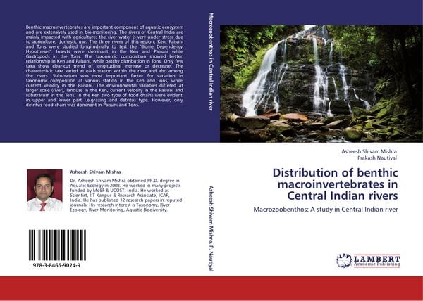 Produktbild: Distribution of benthic macroinvertebrates in Central Indian rivers