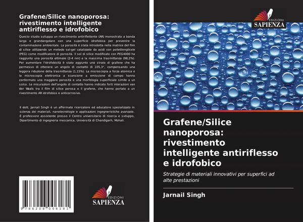 Produktbild: Grafene/Silice nanoporosa: rivestimento intelligente antiriflesso e idrofobico