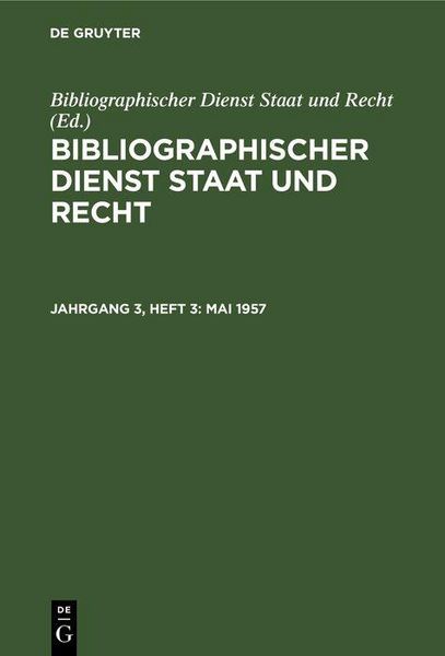 Produktbild: Mai 1957