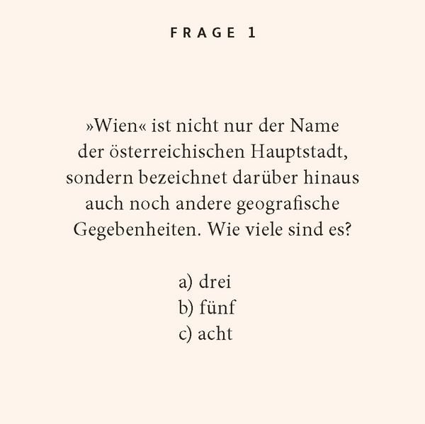 Produktbild: Wien-Quiz
