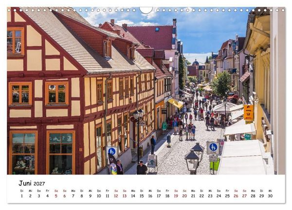 Produktbild: Waren M&uuml;ritz Besondere Ausblicke, Pl&auml;tze und Perspektiven (Wandkalender 2027 DIN A3 quer), CALVENDO Monatskalender