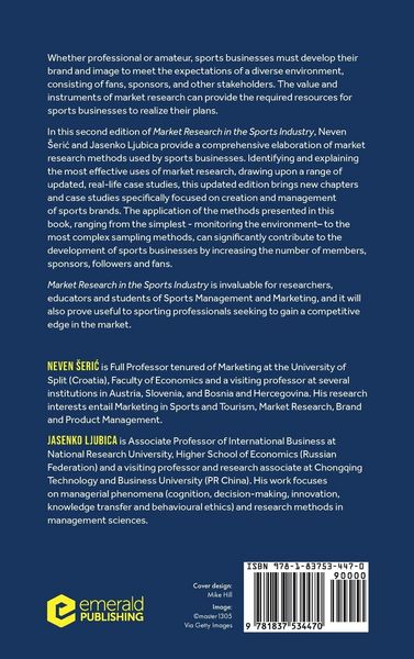 Produktbild: Market Research Methods in the Sports Industry