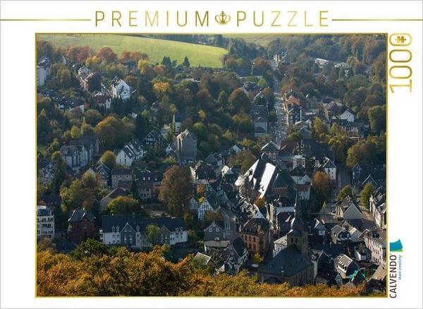 CALVENDO Puzzle Blick vom Bismarckturm | 1000 Teile Lege-Größe 64x48cm Foto-Puzzle für glückliche Stunden