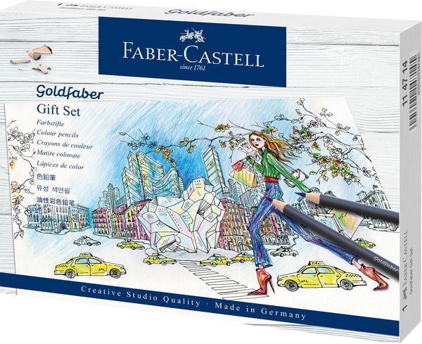 Faber-Castell Farbstifte Goldfaber, 23er Set Geschenkset