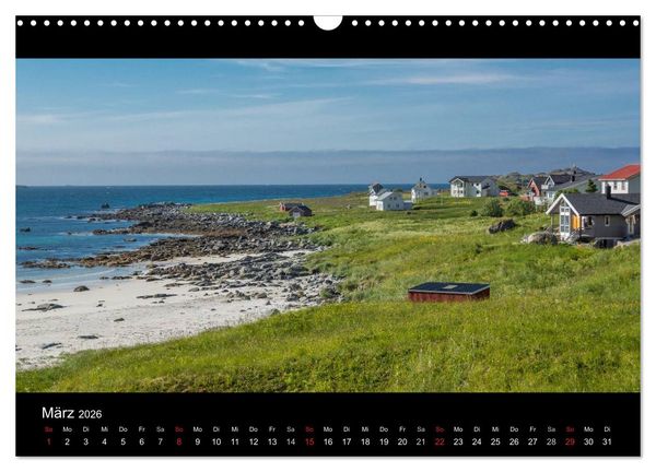 Produktbild: Sommer auf den Lofoten (Wandkalender 2026 DIN A3 quer), CALVENDO Monatskalender