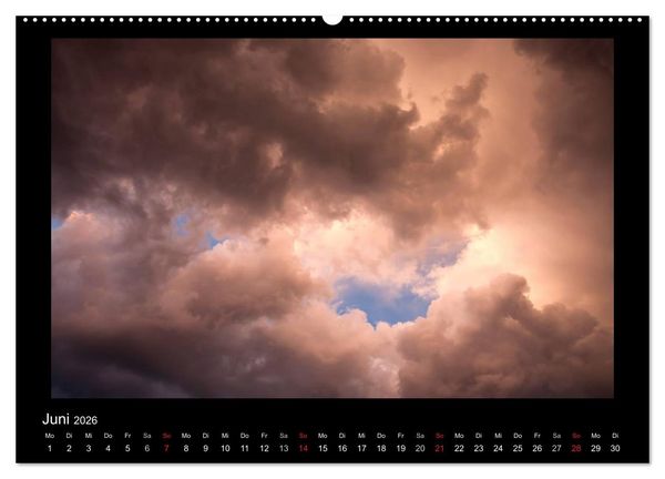 Produktbild: Wolkenbilder (hochwertiger Premium Wandkalender 2026 DIN A2 quer), Kunstdruck in Hochglanz