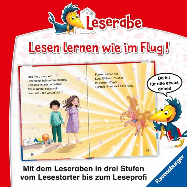 Produktbild: Leserabe 1. Lesestufe - Luna und das fliegende Pferd