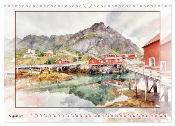 Produktbild: Impressionen aus Norwegen (Wandkalender 2027 DIN A3 quer), CALVENDO Monatskalender