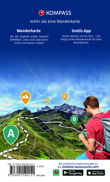 Produktbild: KOMPASS Wanderkarten-Set 2260 Azoren (2 Karten) 1:50.000