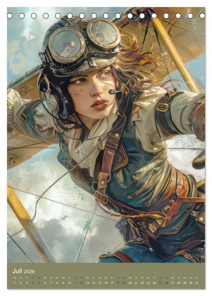 Produktbild: Steampunk Ladies auf Tour (Tischkalender 2026 DIN A5 hoch), CALVENDO Monatskalender
