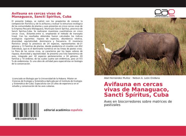 Produktbild: Avifauna en cercas vivas de Managuaco, Sancti Sp&iacute;ritus, Cuba